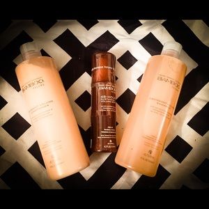 bamboo hair conditioner, shampoo, volume spray
